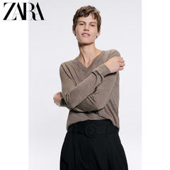 ZARA 新款 美丽诺羊毛针织衫 05755101737-tmall.com天猫