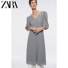 ZARA 新款 女装 羊毛迷笛连衣裙 07997528802