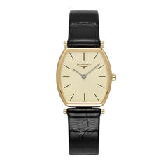 瑞士浪琴嘉岚系列女士石英表皮带薄款时尚手表腕表L4.205.2.32.2-tmall.com天猫